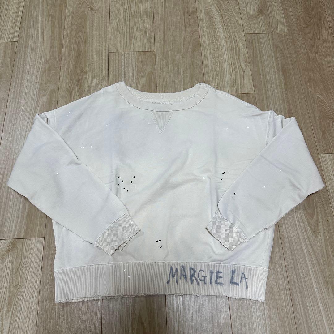 マルジェラ　ダメージ加工スウェット