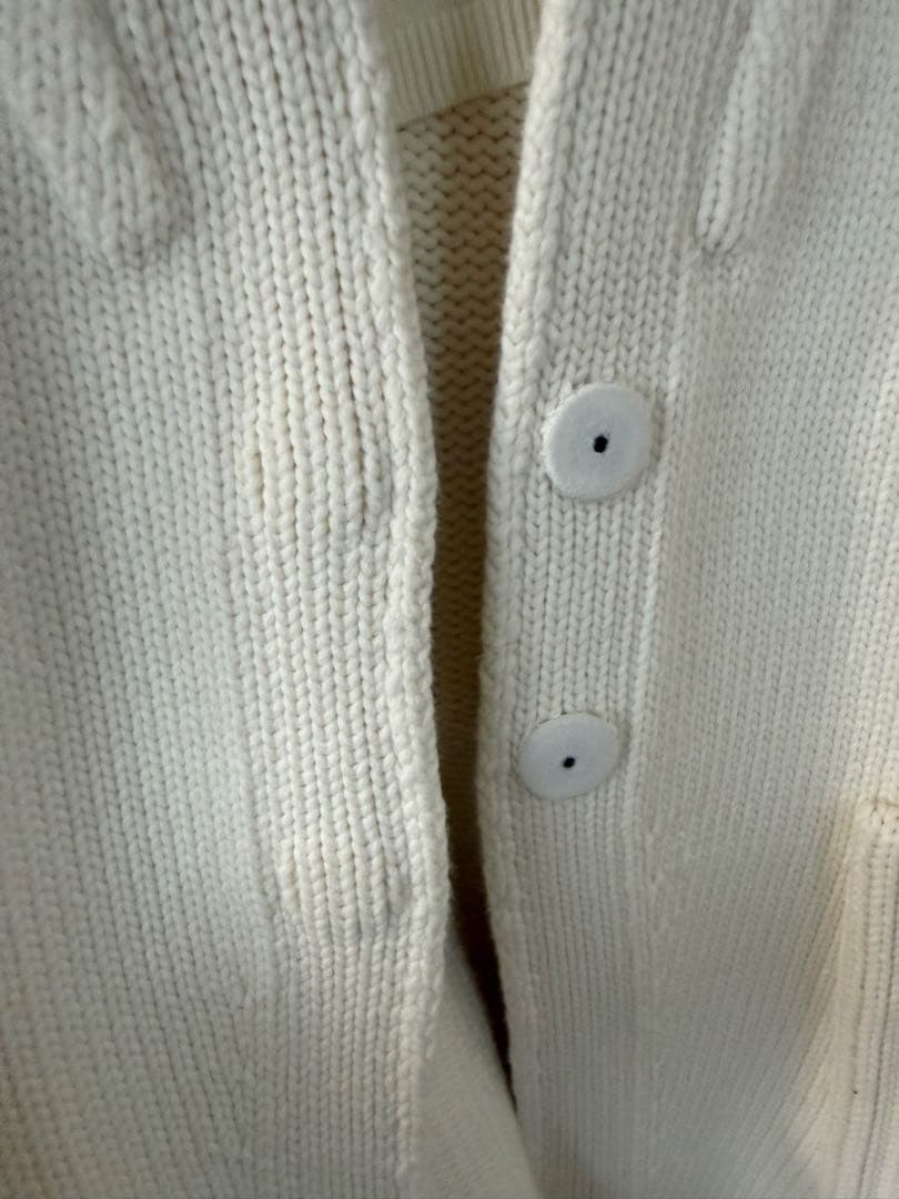 FENDI 白ニット　ジャケット
