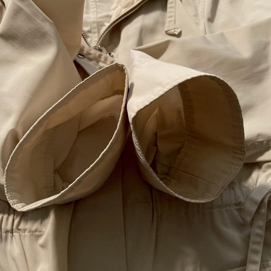 【ひょひ】インゲボルグ　立体ローズレース モッズコート フード付き 11