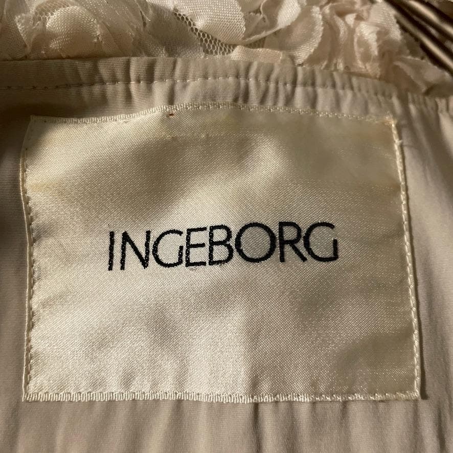 【ひょひ】インゲボルグ　立体ローズレース モッズコート フード付き 11