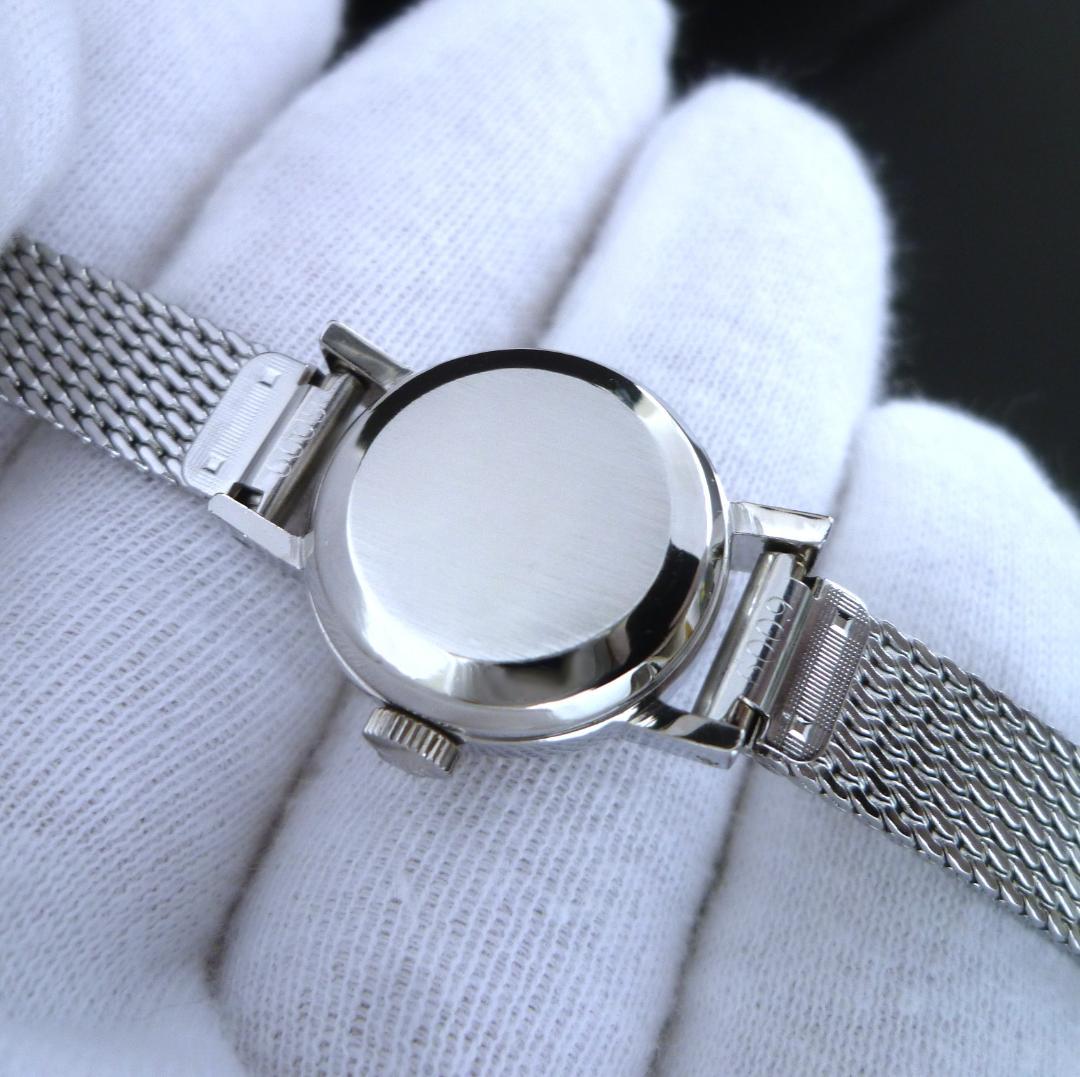 OH済　オメガ　1970年製 デビル　カットガラス　レディース　自動巻き　美品！