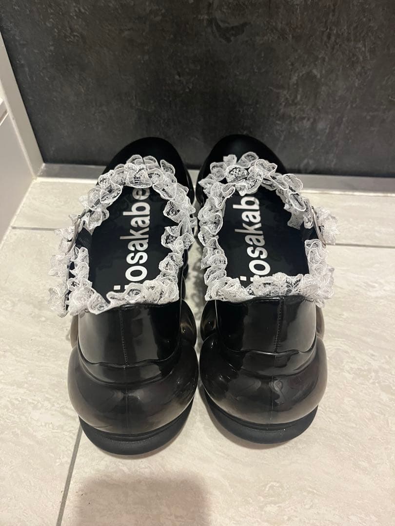 mikiosakabe メリージェーン レース 黒