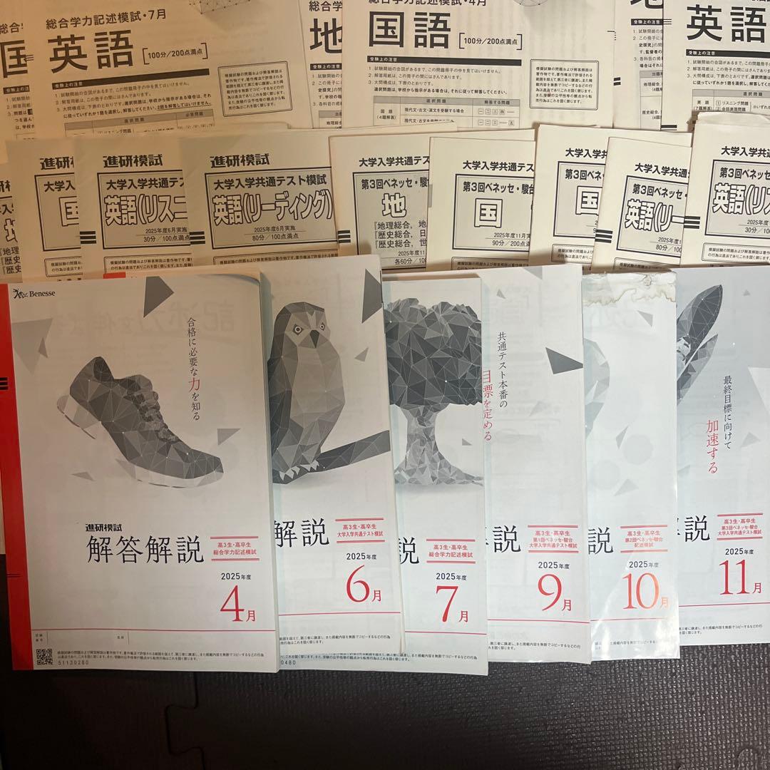 ベネッセ 総合学力テスト　模試　2024 2025