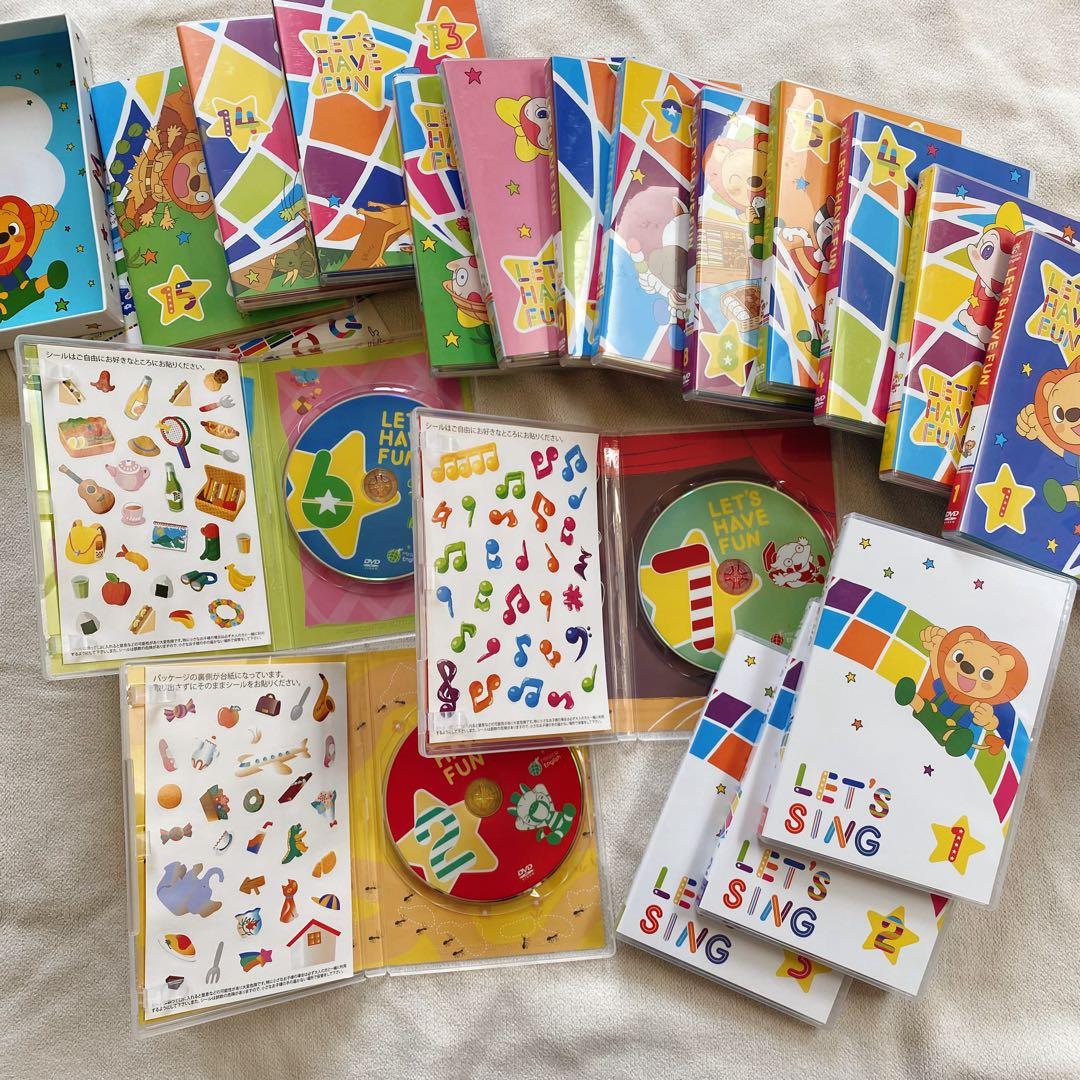 ミライコ　英語　LET'S HAVE FUN DVDセット 全15枚