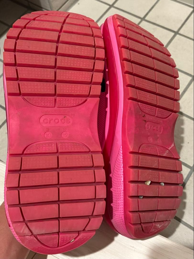 Crocs メガ クラッシュ クロッグ　ジビッツチャームつき　28cm