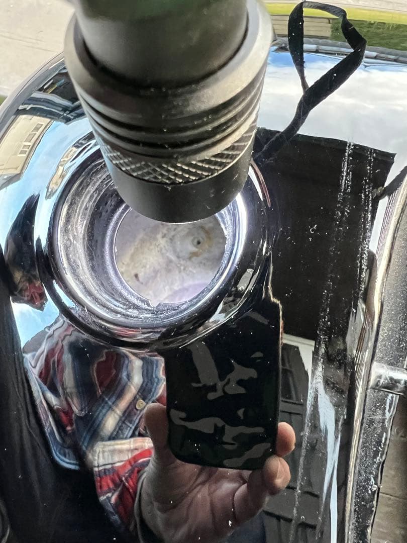 Harley-Davidson バイクタンク 黒塗装　きれい即使用可能