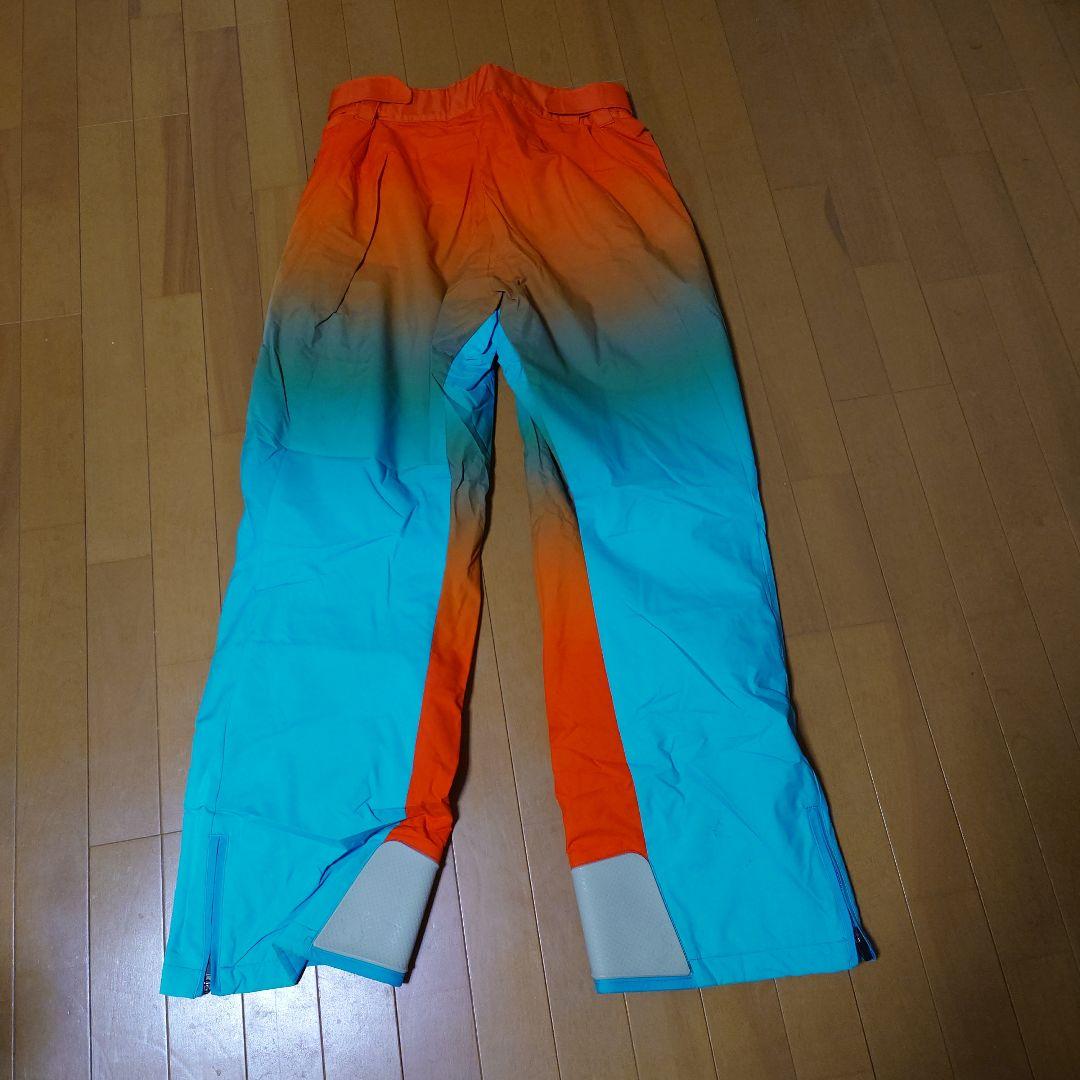 スキーウェアセット 青・オレンジ・緑