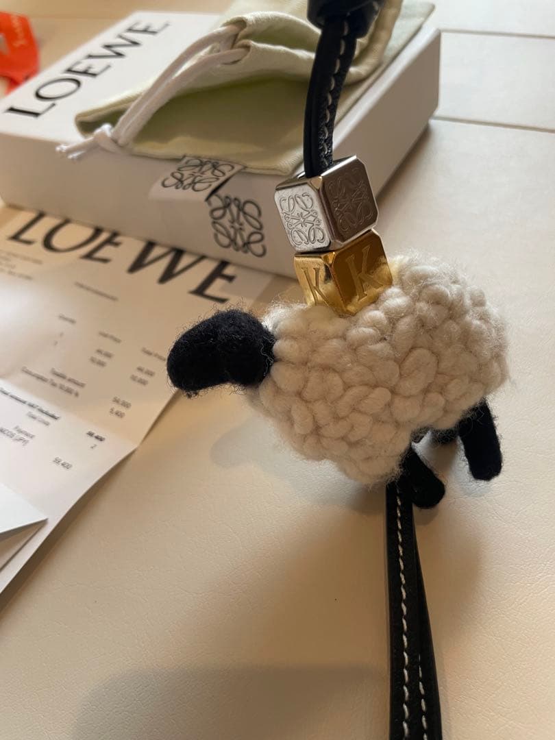 LOEWE 羊型チャーム＆LETTER DICEチャーム　ロエベ