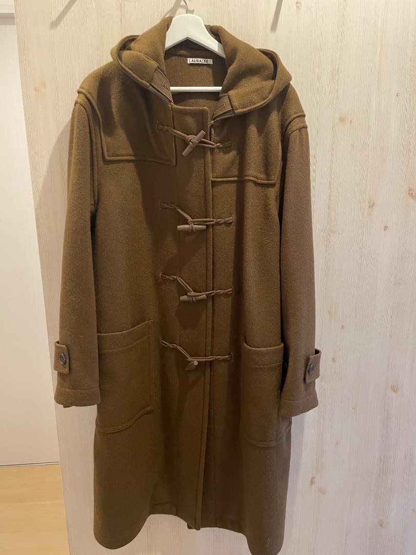 AURALEE オーラリー ダッフルコート ブラウン