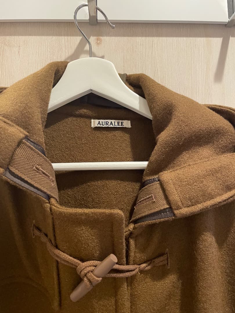 AURALEE オーラリー ダッフルコート ブラウン
