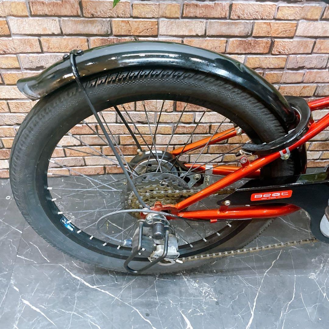 【59】子供用自転車 子供車 DRIDE beat オレンジ 20インチ