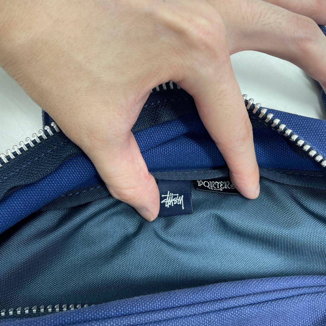STUSSY PORTER ボストンバック 希少　ブルー　ポーター　吉田カバン