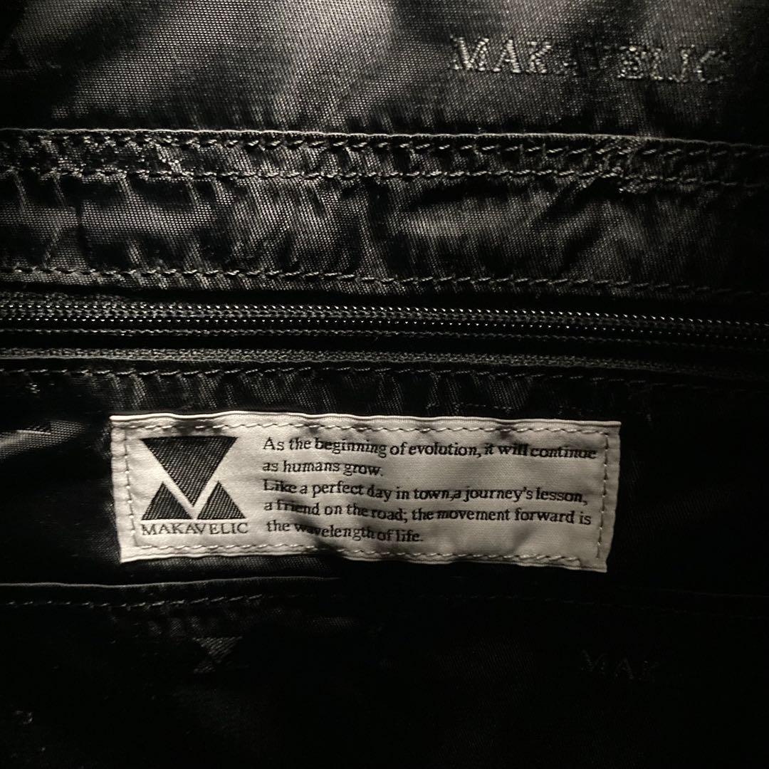 MAKAVELIC MONARCA リュック　ネイビー　スウェード　防水カバー