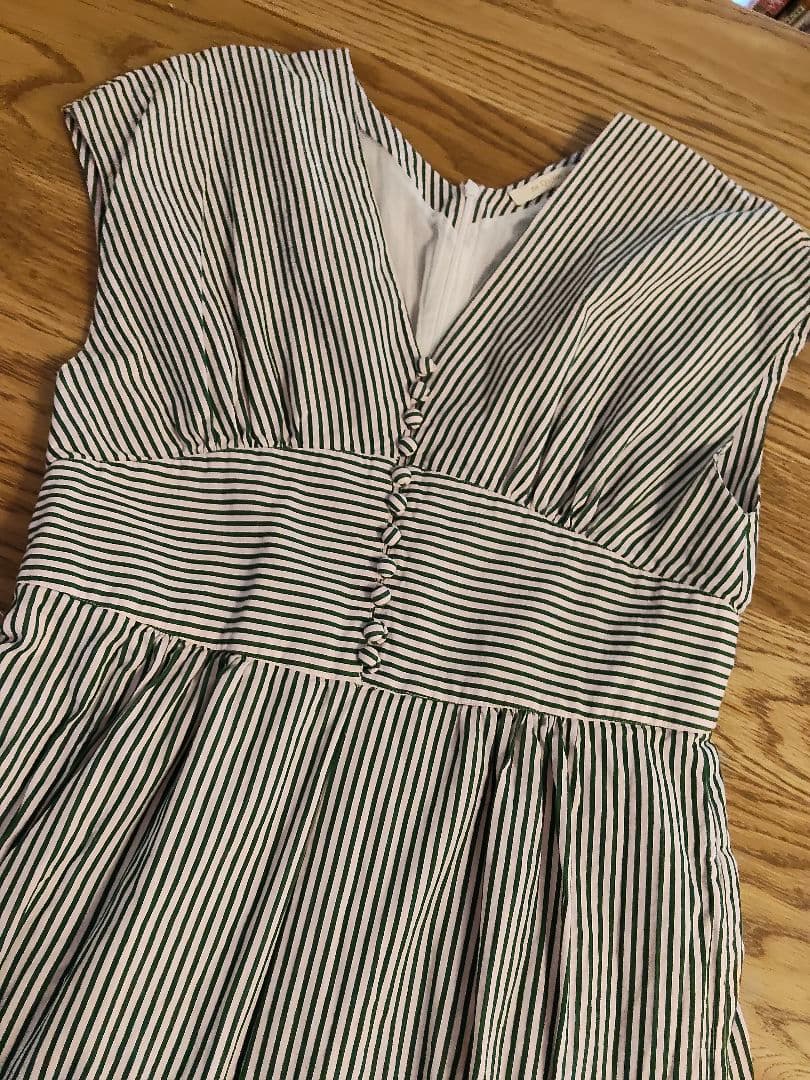 ヌキテパ POPLIN STRIPE ALL IN ONE　オールインワン