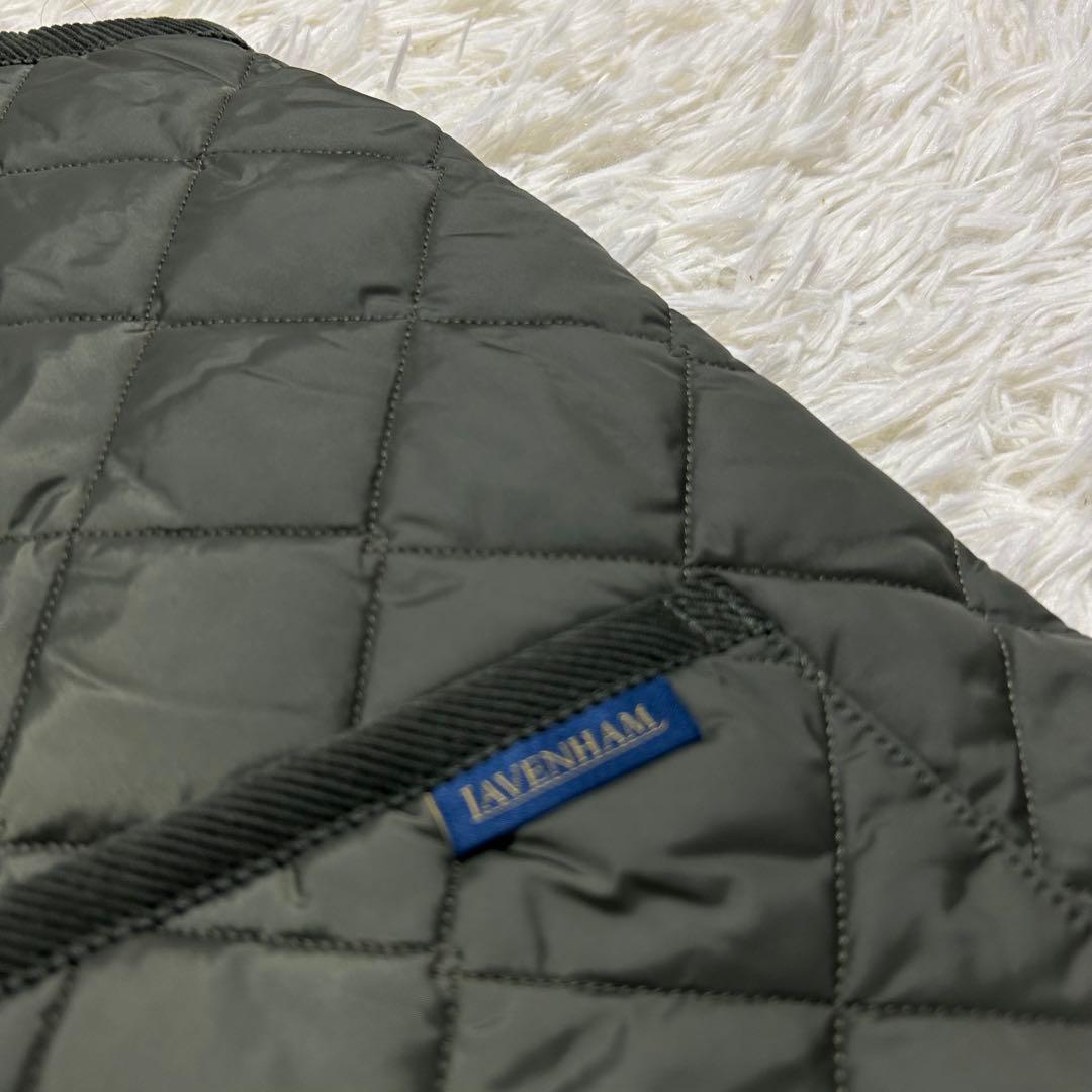 新品未使用✨現行 ラベンハム キルティング ベスト ナイロン カーキ 38