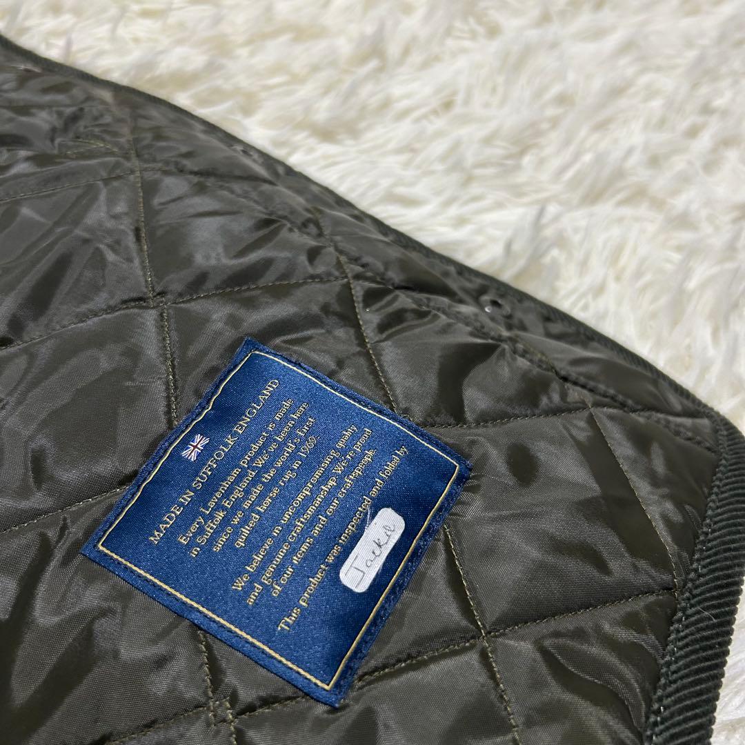 新品未使用✨現行 ラベンハム キルティング ベスト ナイロン カーキ 38