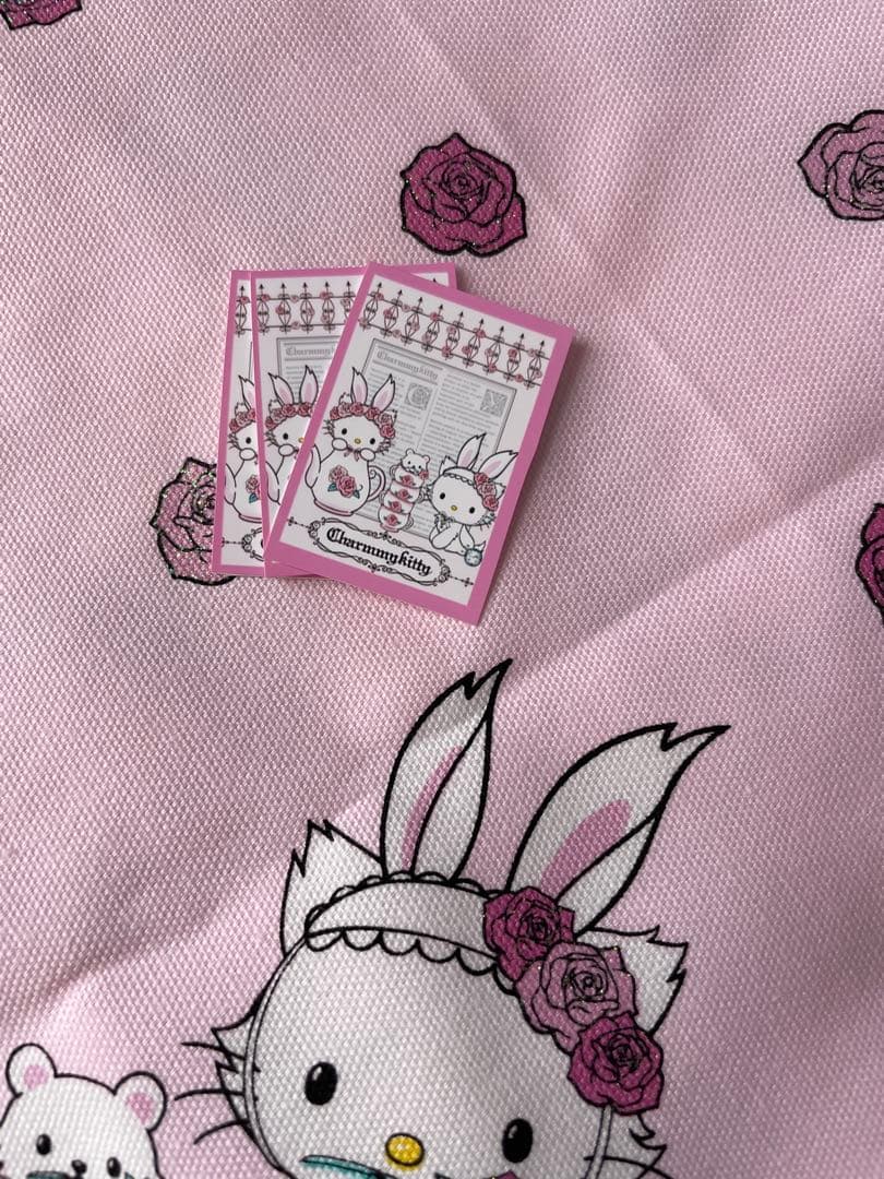 i*p様 ウサミミ チャーミーキティ ハローキティ マルチクロス 布