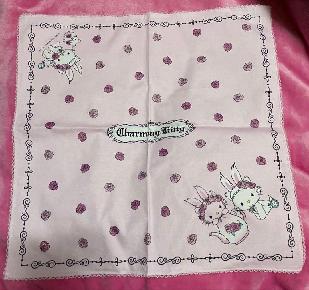 i*p様 ウサミミ チャーミーキティ ハローキティ マルチクロス 布