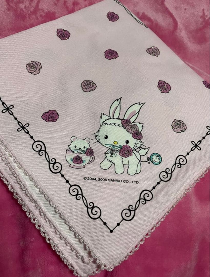 i*p様 ウサミミ チャーミーキティ ハローキティ マルチクロス 布