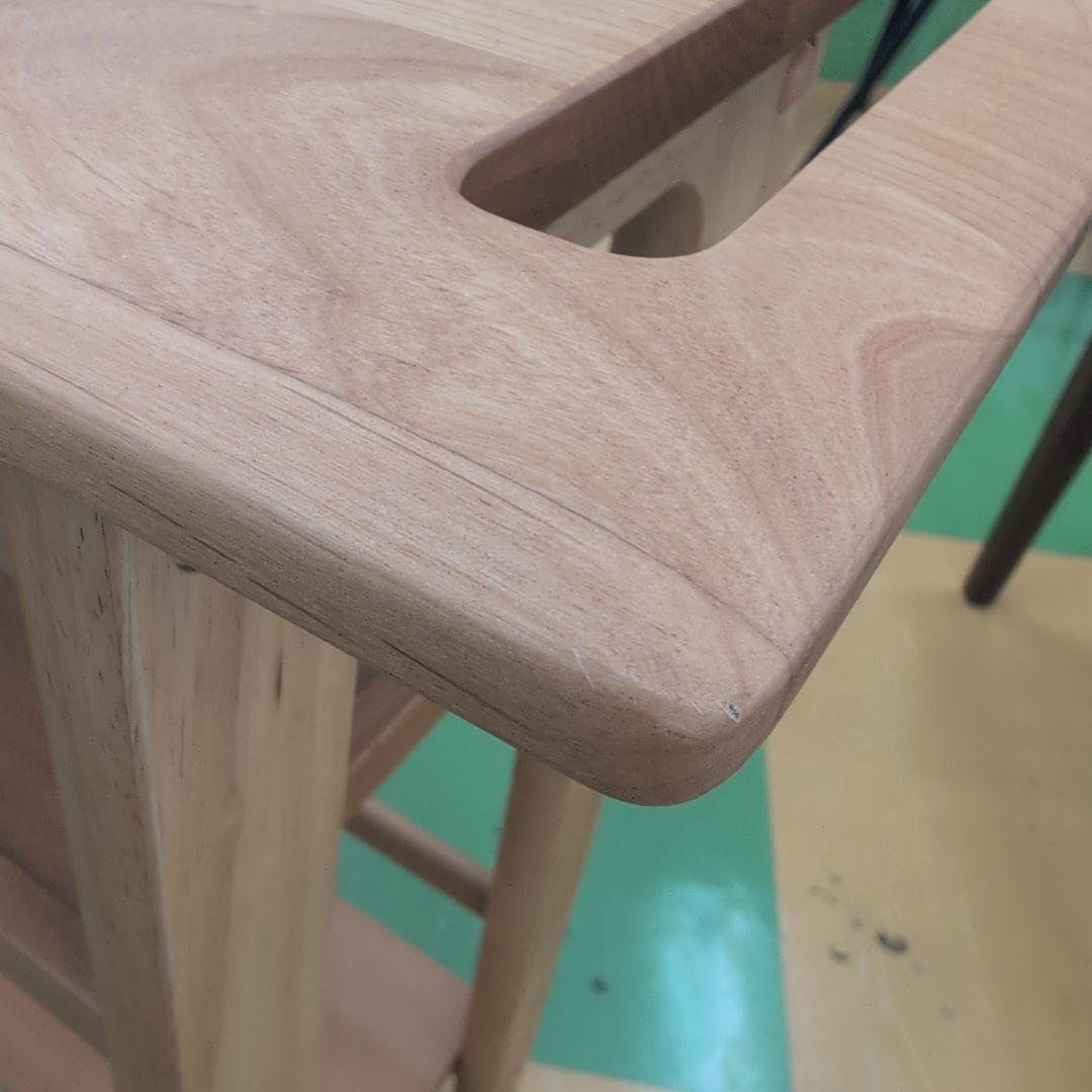 604 木製 3段キッチンワゴン キャスター付き