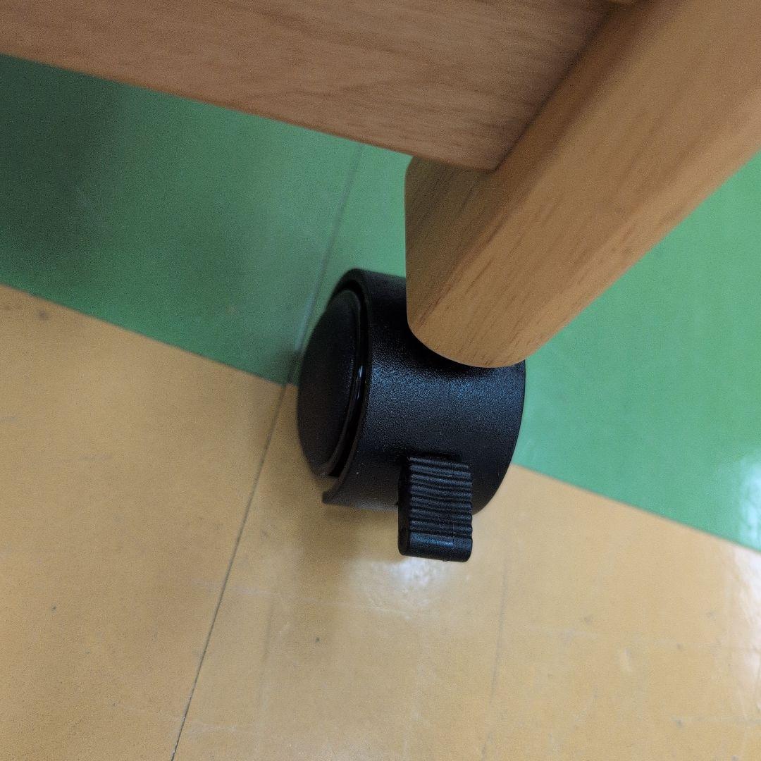 604 木製 3段キッチンワゴン キャスター付き