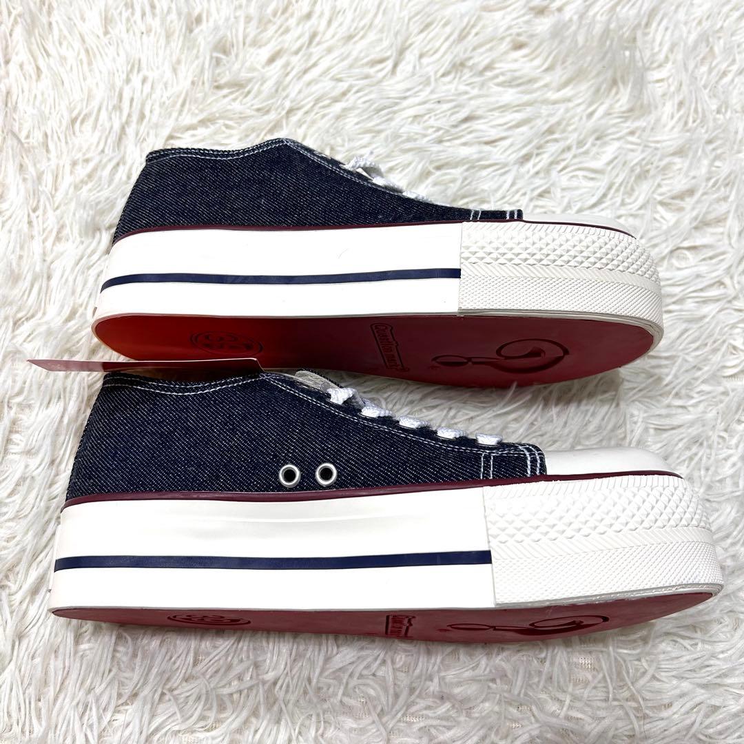 タグ付✨Question mark 厚底スニーカー 90's レア デニム 平成