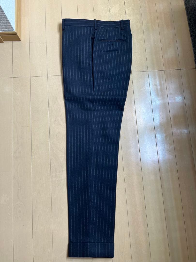 E.Formicola エリコフォルミコラ　濃紺チョークストライプスーツ