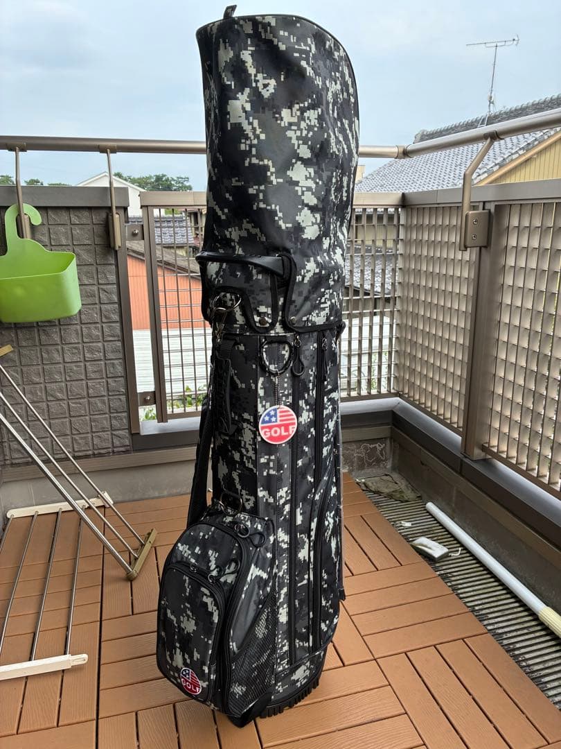 14分割　ゴルフキャディーバック　迷彩柄