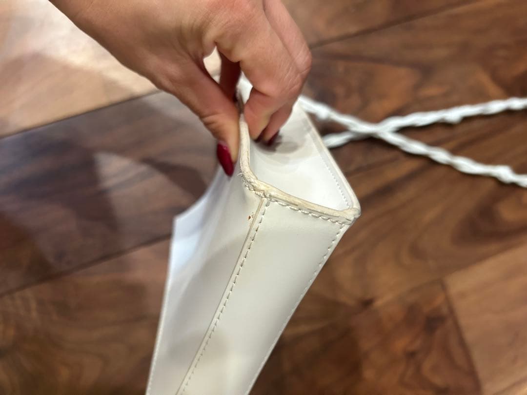 YU　JIL SANDER ホワイト ショルダーバッグ