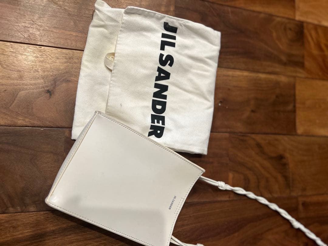 YU　JIL SANDER ホワイト ショルダーバッグ