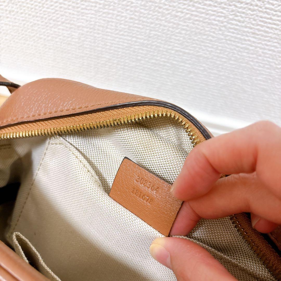 GUCCI SOHO ブラウン ショルダーバッグ