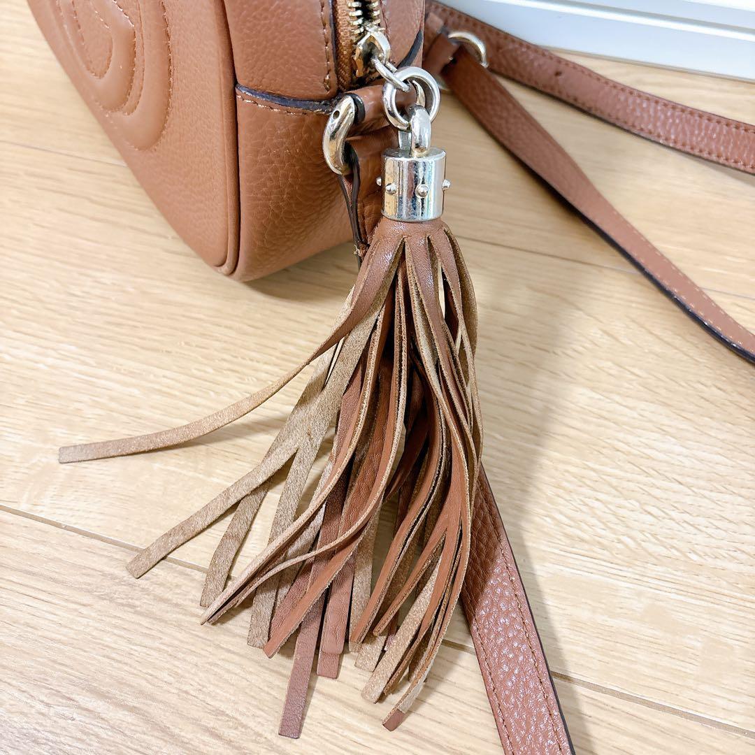 GUCCI SOHO ブラウン ショルダーバッグ