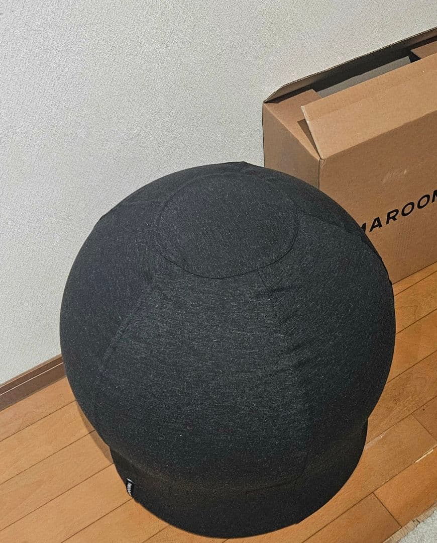 MAROOMS マルームズ バランスボール チェア 体幹 　フリートブラック