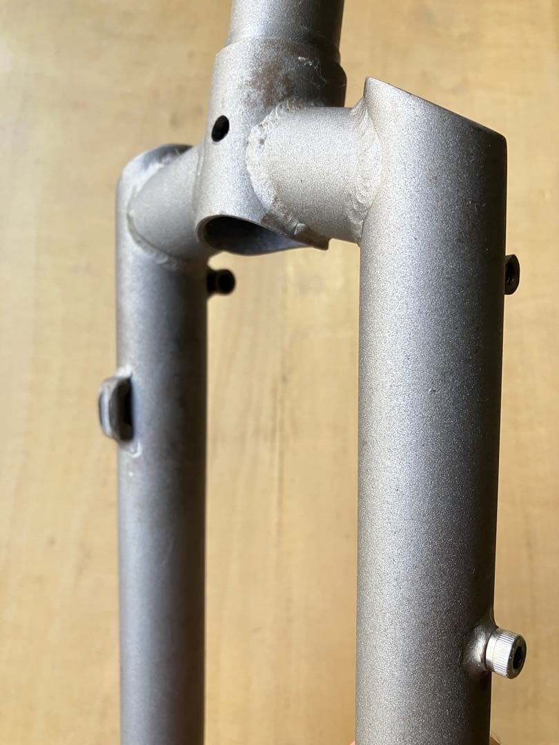 セグメントフォーク クロモリ