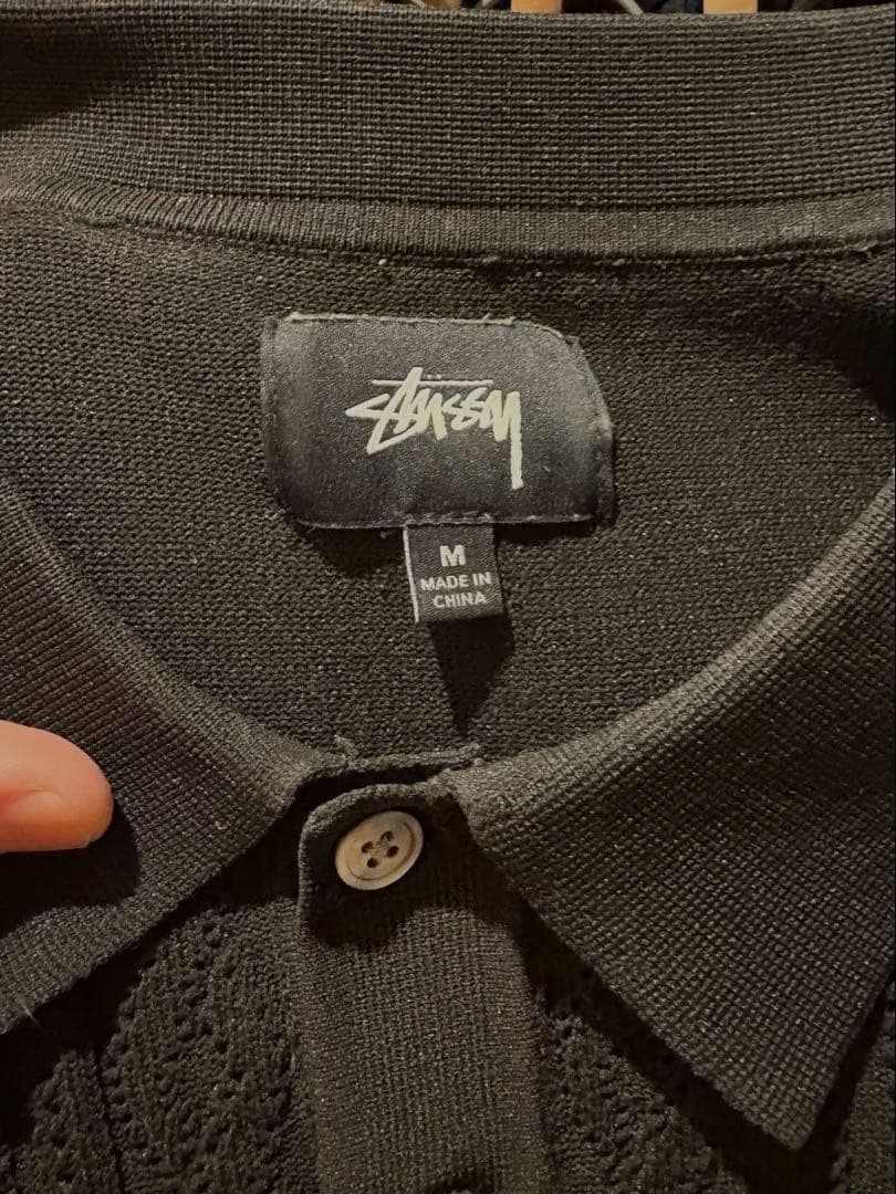 Stussy Cable knit polo 中田圭介着用