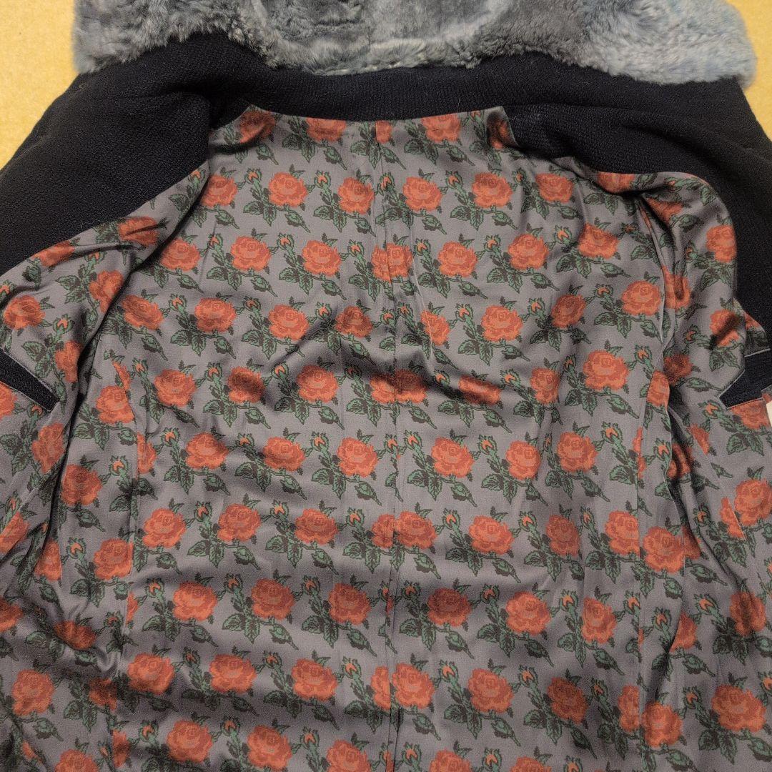 星*様 UNDERCOVER ラビットファー付きウールコート