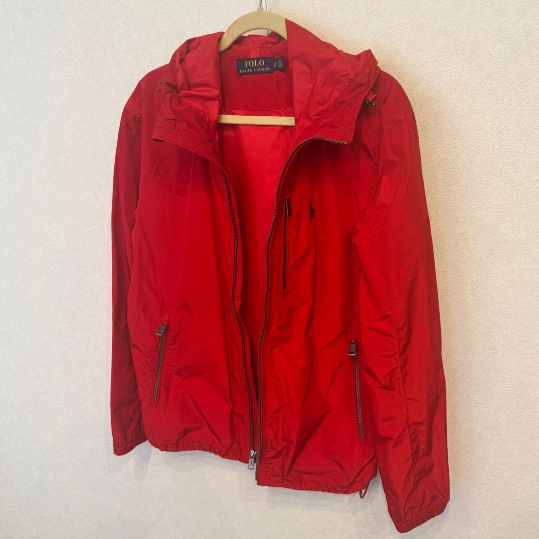 POLOラルフローレン ナイロンジャケット（RED）