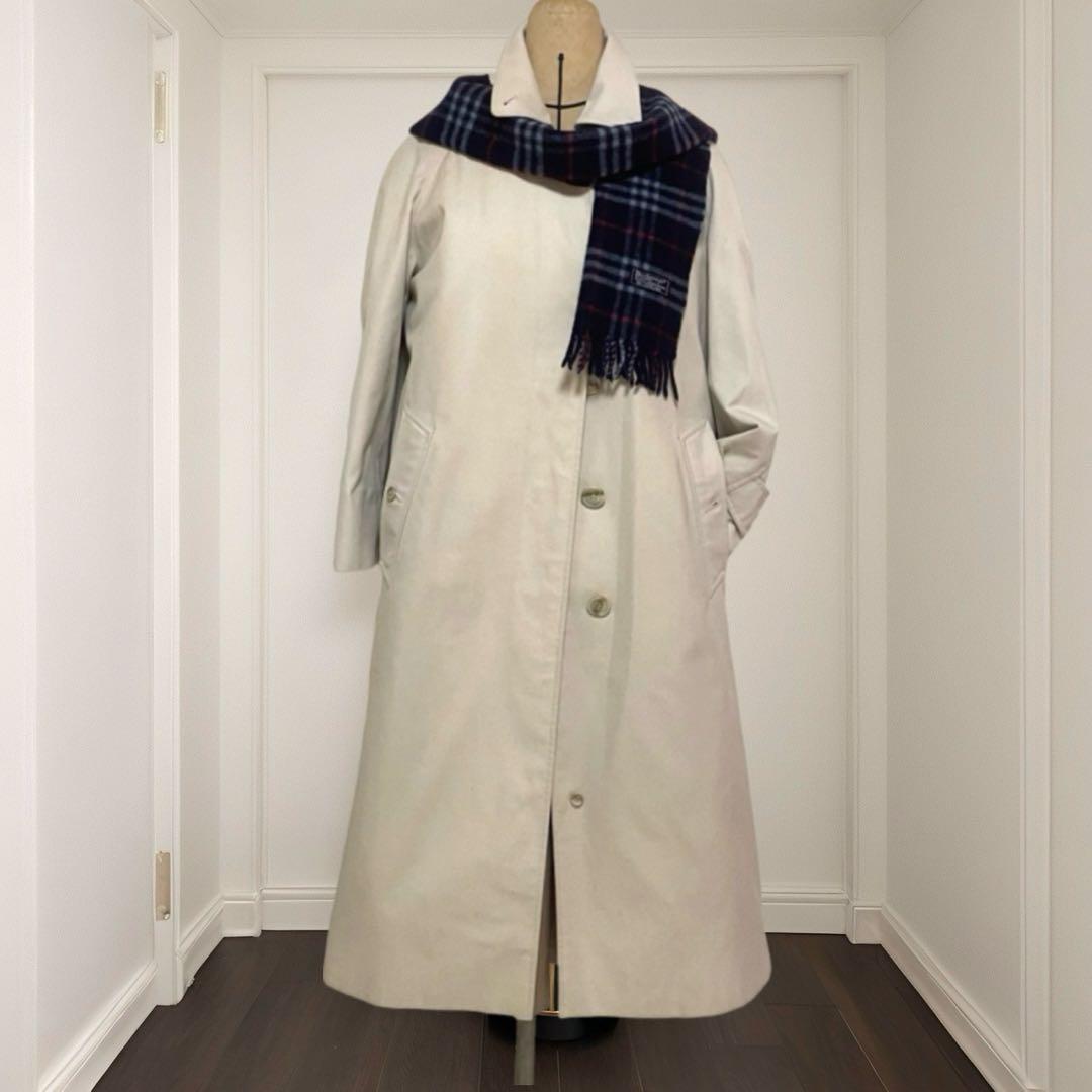極美品✨バーバリー 90s ステンカラーコート ライナー付Sサイズ希少