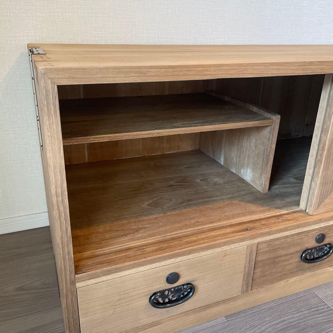 38)桐箪笥　アンティーク　チェスト　テレビ台　おもちゃ箱　和箪笥　着物