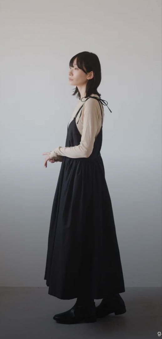 foufou THE DRESS 42 ギャザー キャミソールワンピース