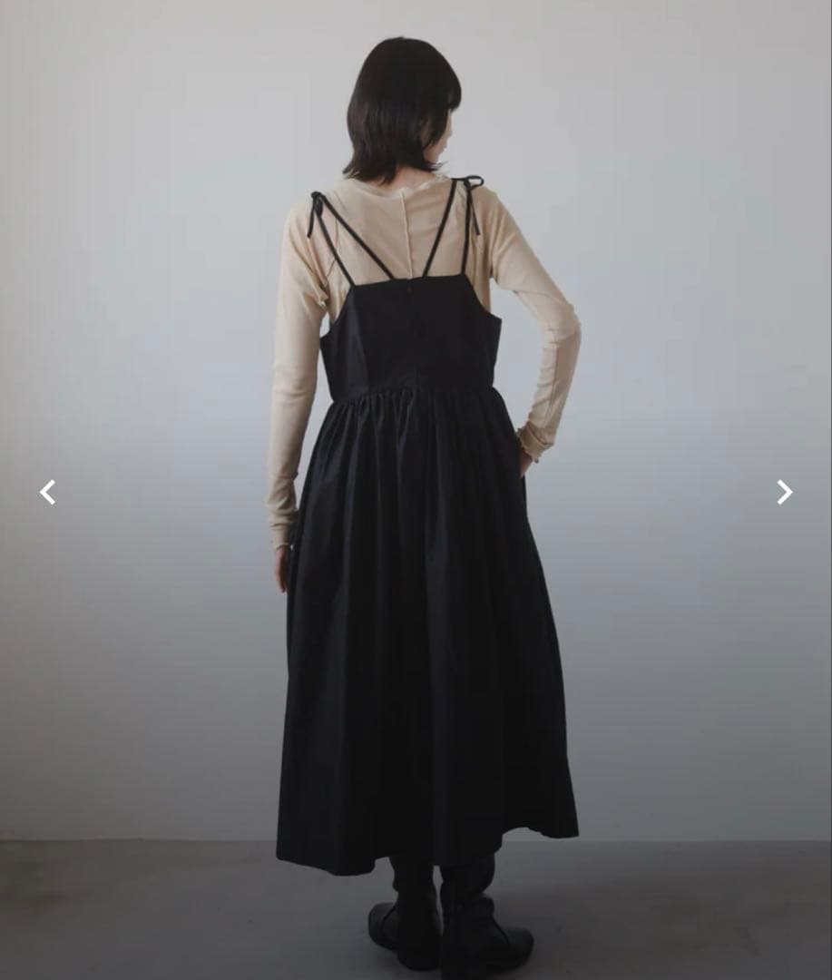 foufou THE DRESS 42 ギャザー キャミソールワンピース