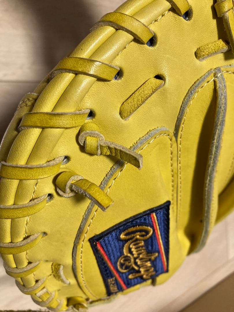 【極美品】ローリングス Rawlings 型整品 キャッチャーミット 軟式　硬式
