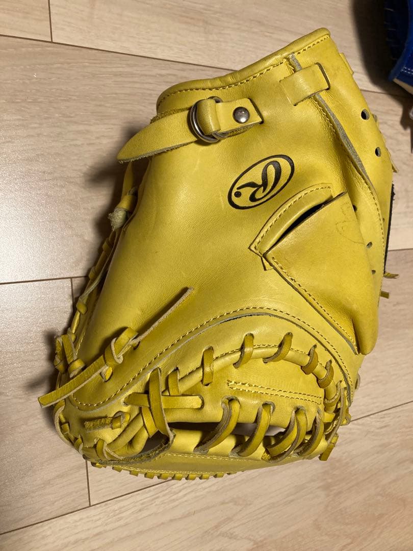 【極美品】ローリングス Rawlings 型整品 キャッチャーミット 軟式　硬式