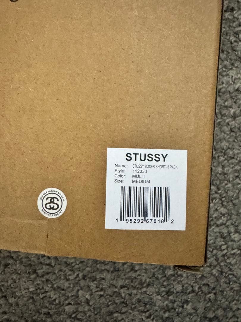 Stussy boxer shorts 3 PACK Ｍサイズ 新品