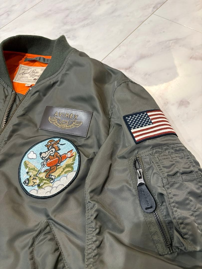 超美品 AVIREX 452nd U.S. Air Force MA-1