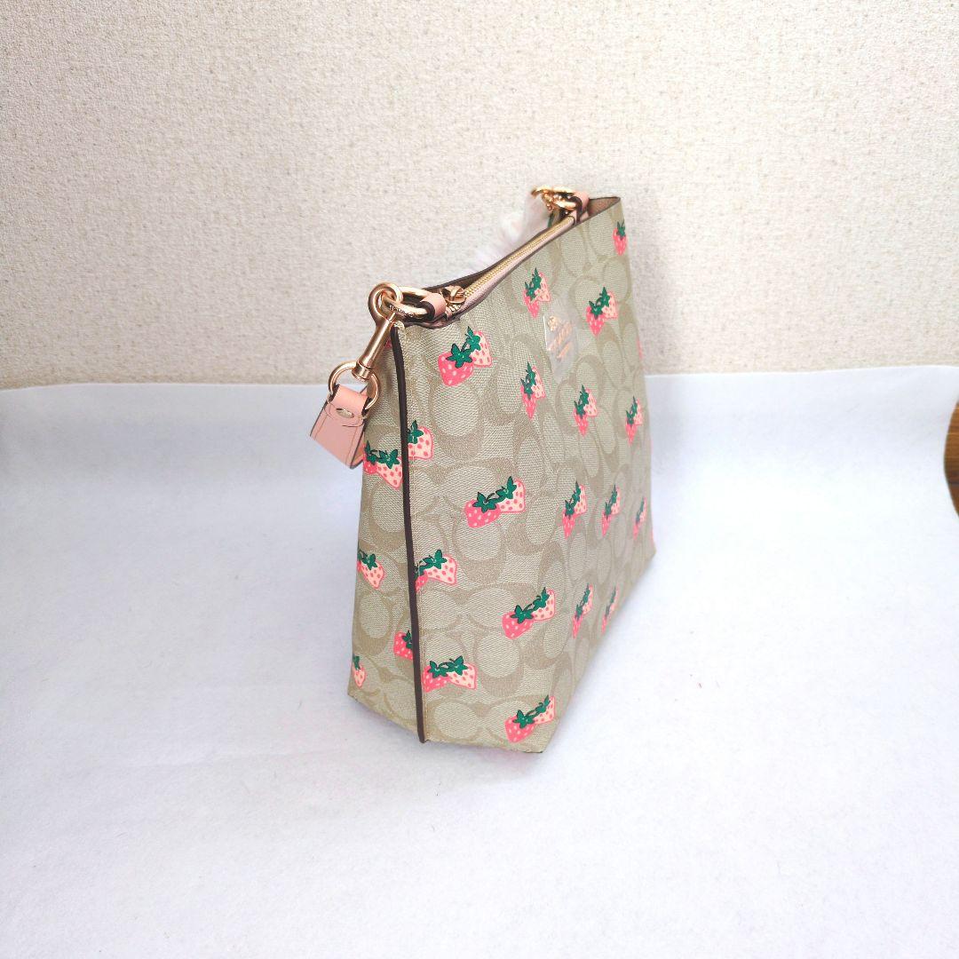 COACH コーチ いちご柄 ショルダーバッグ トートバッグ