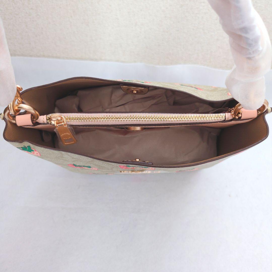 COACH コーチ いちご柄 ショルダーバッグ トートバッグ