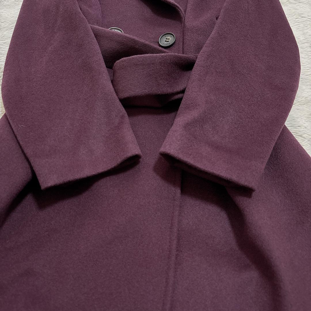 【極美品】B ability カシミヤ100% チェスターコート ワインレッド