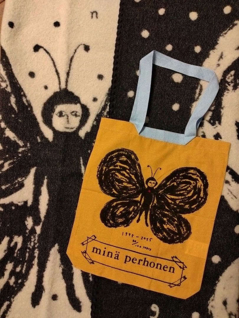 ミナペルホネン　ブランケット　ワンマイルバッグ　enkeri