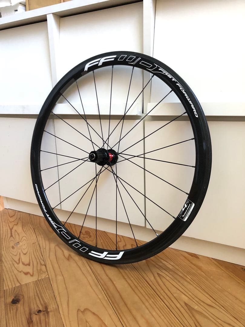 ffwd f4r リムハイト45mm チューブラー　予備タイヤ&リムテープ付き